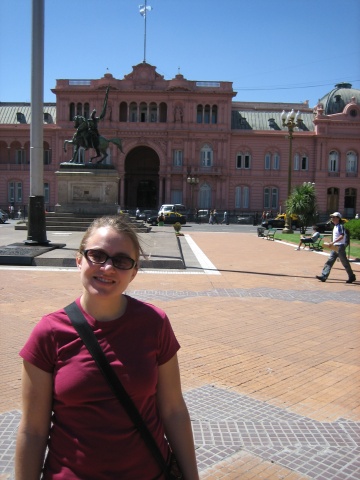 Rebecca, Casa Rosada, Plaza de Mayo.