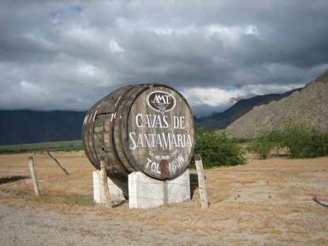 Entering high desert wine country.