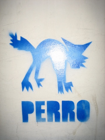 Protest stencils.
